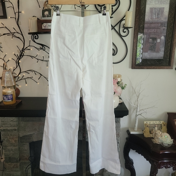 Favorite Daughter The Jones Linen Wide Leg Pants Bright White - Picture 4 of 15